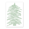 kalligrafische Weihnachtskarten: Baum