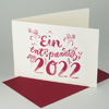 Neujahrsgrüße mit Handlettering