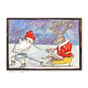 illustrierte Weihnachtskarten: Rollentausch