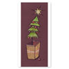 Weihnachtsbaum im Bluentopf, illustrierte Weihnachtskarten