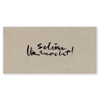 Schöne Weihnachten, Weihnachtskarte mit kalligrafischem Schriftzug