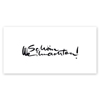 Schöne Weihnachten, Weihnachtskarte mit kalligrafischem Schriftzug