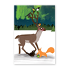 illustrierte Weihnachtskarten mit Tieren