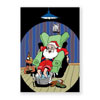 Weihnachtsmann im Ohrensessel macht ein Fußbad, Weihnachtskarten mit witzigen Weihnachts-Cartoons