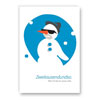 zweitausendundso, witzige Neujahrskarten mit Schneemännern