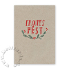 Frohes Fest, Weihnachtskarten, Handlettering