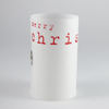 merry christmas, Weihnachtskarten für Teelichter