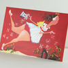 Weihnachtskarten mit Elfe in XXL