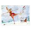 Weihnachtskarten für Wintersportler
