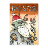 Roboter - Cartoon-Weihnachtskarten