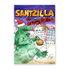 Santzilla is coming to town, Cartoon-Weihnachtskarten