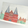 Holstentor, Lübeck, Weihnachtskarten aus Schleswig-Holstein