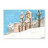 Die Nürnberger Burg im Schnee, Weihnachtskarten mit Nürnberger Motiven