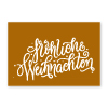 Weihnachtskarten mit Handlettering: Fröhliche Weihnachten