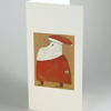 Weihnachtskarten: Weihnachtsmann stehend