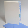 Eiskristalle - edle Weihnachtskarten auf besonderem Karton und mit handgerissener Kante