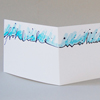 Weihnachtskartenleporello mit Federschrift