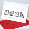 Fröhliche Weihnachten, Münchener Weihnachtskarten
