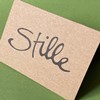 stille - Recycling-Weihnachtskarten
