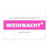 Weihnachtskarten in Neonfarben