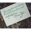 Wir wünschen vom Herzen, kalligrafische Weihnachtskarten
