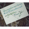 Wir wünschen vom Herzen, kalligraphische Weihnachtskarten