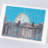 Berlin, Reichstag im Schnee, Weihnachtskarte