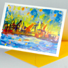 Neujahrskarten, Feuerwerk am Hamburger Hafen