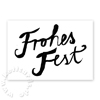Frohes Fest: Handlettering auf Weihnachtskarten