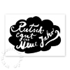 Neujahrskarten mit Handlettering