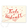 Frohe Weihnacht: Kalligrafie auf Weihnachtskarten