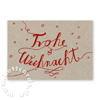 Frohe Weihnacht: Handlettering auf Weihnachtskarten